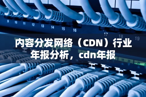 内容分发网络（CDN）行业年报分析，cdn年报