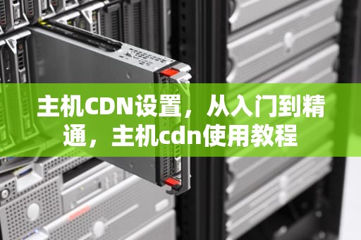 主机CDN设置，从入门到精通，主机cdn使用教程