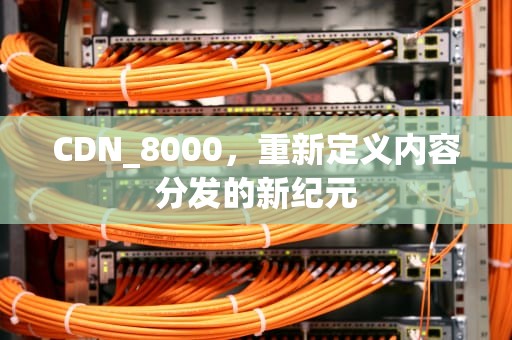 CDN_8000，重新定义内容分发的新纪元