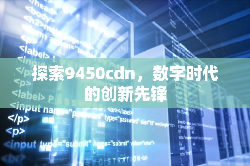 探索9450cdn，数字时代的创新先锋