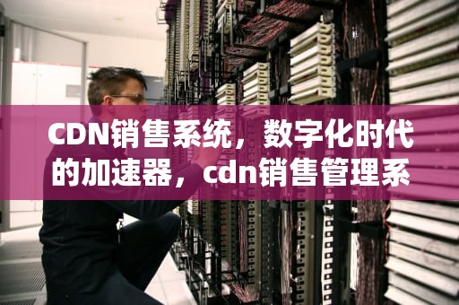 CDN销售系统，数字化时代的加速器，cdn销售管理系统