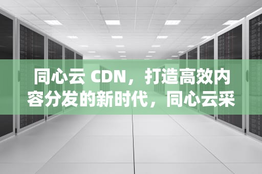 同心云 CDN，打造高效内容分发的新时代，同心云采集app下载最新版