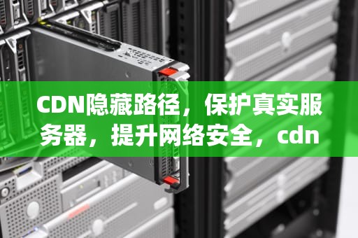 CDN隐藏路径，保护真实服务器，提升网络安全，cdn 隐藏ip