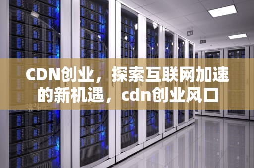CDN创业，探索互联网加速的新机遇，cdn创业风口