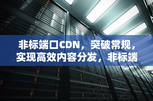 非标端口CDN，突破常规，实现高效内容分发，非标端口可以继续访问吗