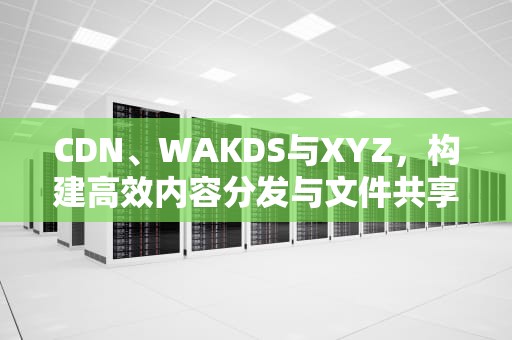 CDN、WAKDS与XYZ，构建高效内容分发与文件共享体系