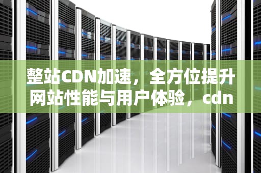 整站CDN加速，全方位提升网站性能与用户体验，cdn网站加速