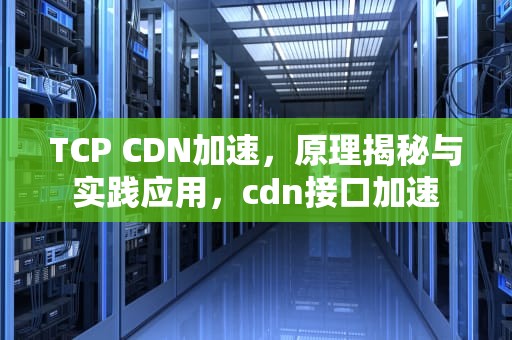 TCP CDN加速，原理揭秘与实践应用，cdn接口加速