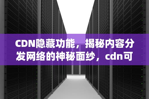 CDN隐藏功能，揭秘内容分发网络的神秘面纱，cdn可以隐藏ip吗