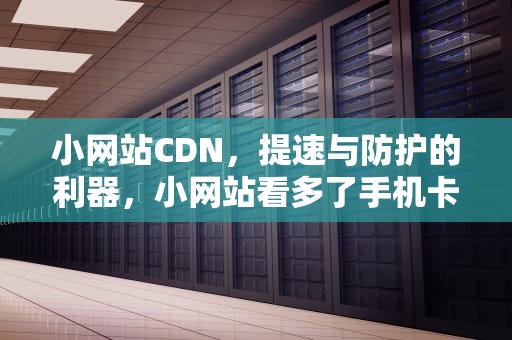 小网站CDN，提速与防护的利器，小网站看多了手机卡怎么办