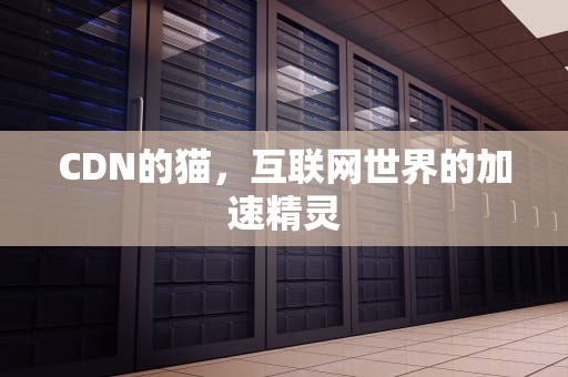 CDN的猫，互联网世界的加速精灵
