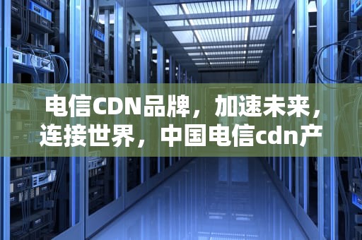 电信CDN品牌，加速未来，连接世界，中国电信cdn产品有哪些