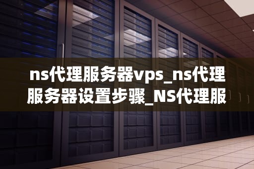 ns代理服务器vps_ns代理服务器设置步骤_NS代理服务器VPS的全面解析