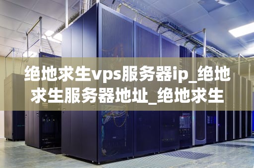 绝地求生vps服务器ip_绝地求生服务器地址_绝地求生VPS服务器IP的选择与优化
