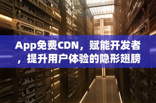 App免费CDN，赋能开发者，提升用户体验的隐形翅膀，黄金网站软件App免费