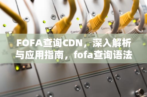 FOFA查询CDN，深入解析与应用指南，fofa查询语法
