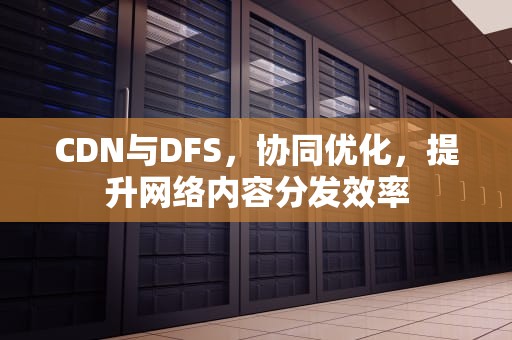 CDN与DFS，协同优化，提升网络内容分发效率