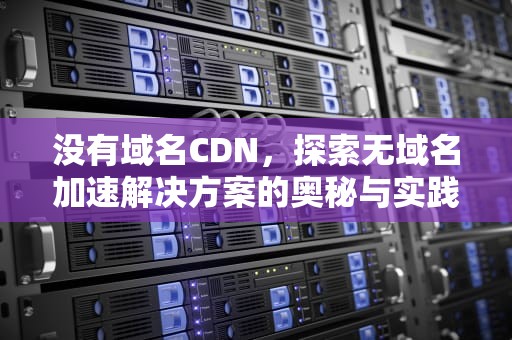 没有域名CDN，探索无域名加速解决方案的奥秘与实践，没有域名的主机可以上网吗