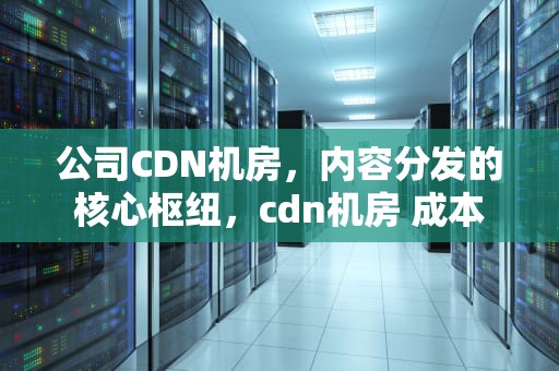 公司CDN机房，内容分发的核心枢纽，cdn机房 成本