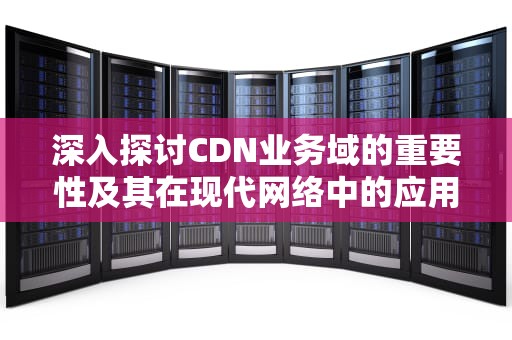 深入探讨CDN业务域的重要性及其在现代网络中的应用，CDN业务域