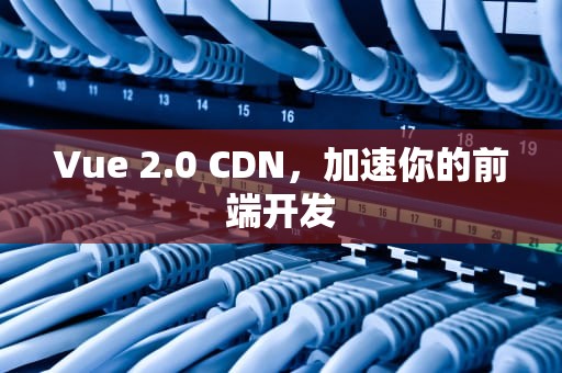Vue 2.0 CDN，加速你的前端开发