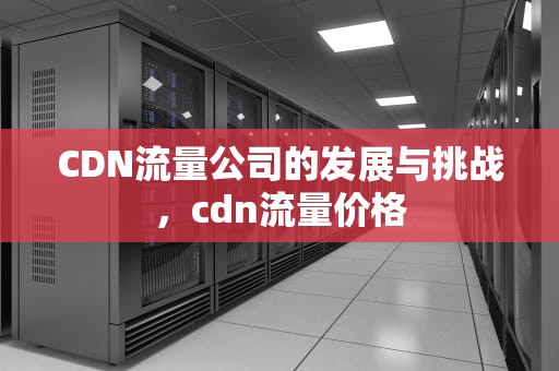 CDN流量公司的发展与挑战，cdn流量价格