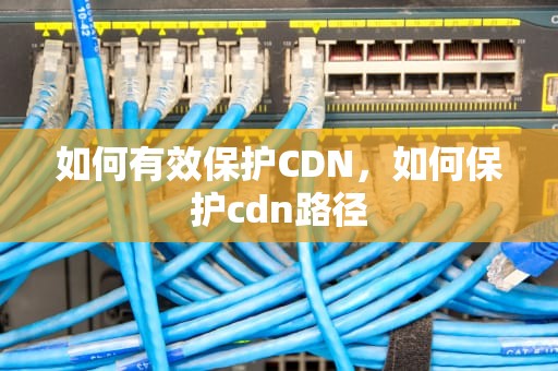 如何有效保护CDN，如何保护cdn路径