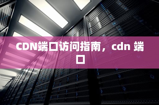 CDN端口访问指南，cdn 端口