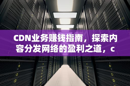 CDN业务赚钱指南，探索内容分发网络的盈利之道，cdn业务赚钱吗?