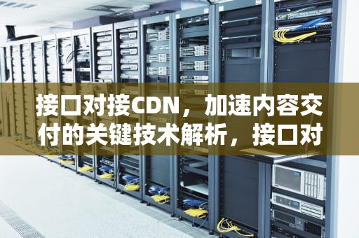 接口对接CDN，加速内容交付的关键技术解析，接口对接是什么意思