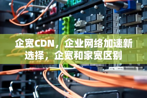 企宽CDN，企业网络加速新选择，企宽和家宽区别