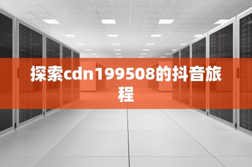 探索cdn199508的抖音旅程