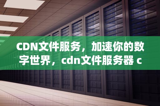 CDN文件服务，加速你的数字世界，cdn文件服务器 content-type