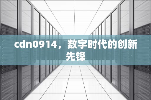 cdn0914，数字时代的创新先锋