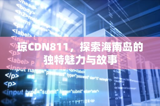 琼CDN811，探索海南岛的独特魅力与故事
