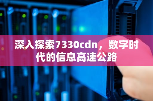 深入探索7330cdn，数字时代的信息高速公路