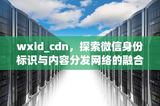 wxid_cdn，探索微信身份标识与内容分发网络的融合