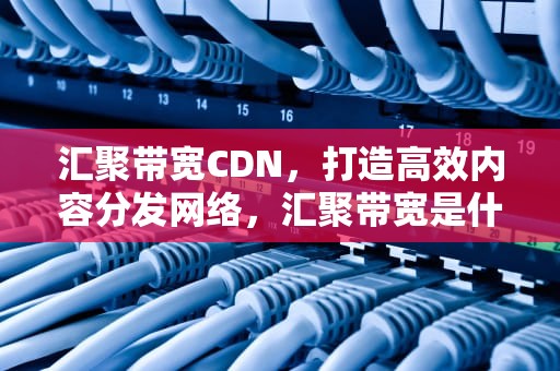 汇聚带宽CDN，打造高效内容分发网络，汇聚带宽是什么意思