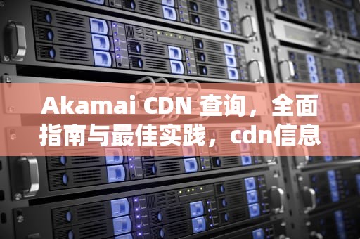 Akamai CDN 查询，全面指南与最佳实践，cdn信息查询