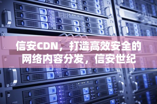 信安CDN，打造高效安全的网络内容分发，信安世纪