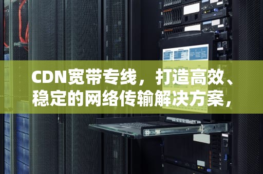 CDN宽带专线，打造高效、稳定的网络传输解决方案，cdn宽带赚钱