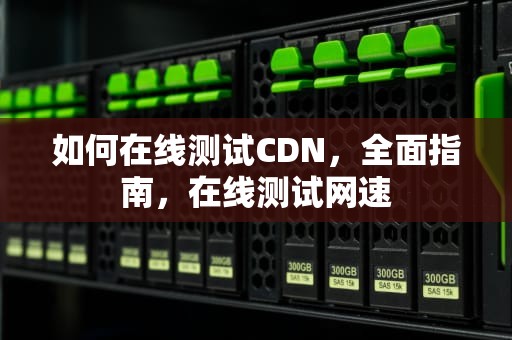 如何在线测试CDN，全面指南，在线测试网速