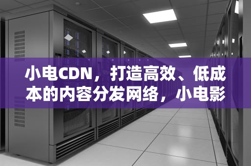 小电CDN，打造高效、低成本的内容分发网络，小电影在哪儿看最好最快