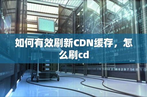 如何有效刷新CDN缓存，怎么刷cd