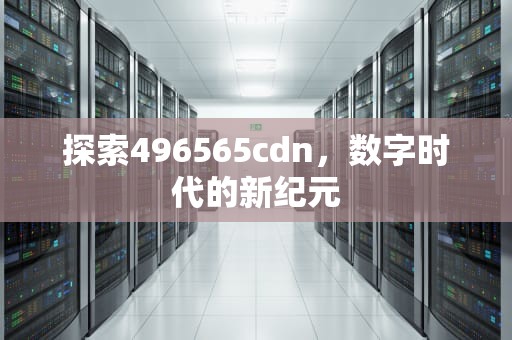 探索496565cdn，数字时代的新纪元