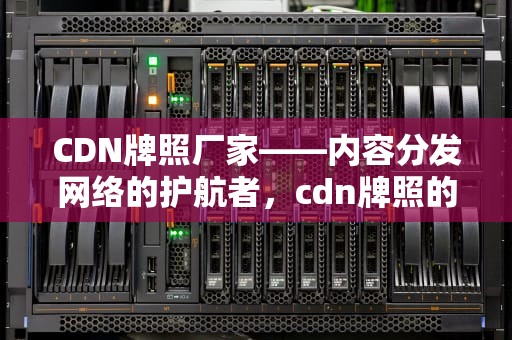 CDN牌照厂家——内容分发网络的护航者，cdn牌照的公司有哪些
