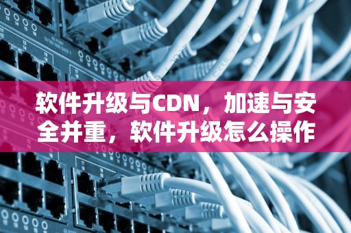 软件升级与CDN，加速与安全并重，软件升级怎么操作