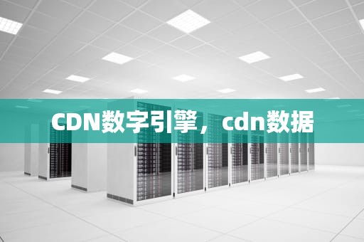 CDN数字引擎，cdn数据
