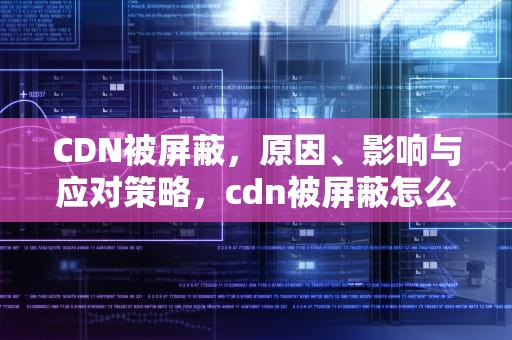 CDN被屏蔽，原因、影响与应对策略，cdn被屏蔽怎么解决