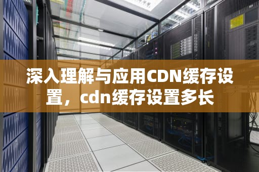 深入理解与应用CDN缓存设置，cdn缓存设置多长